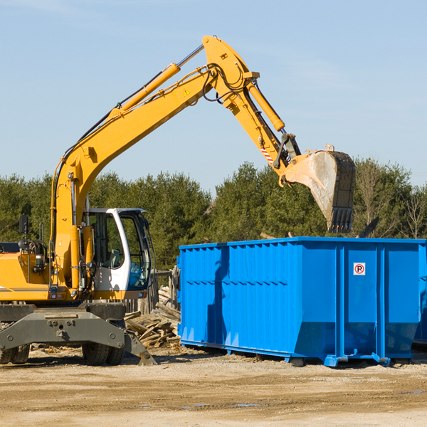 are there any restrictions on where a residential dumpster can be placed in Rupert WV